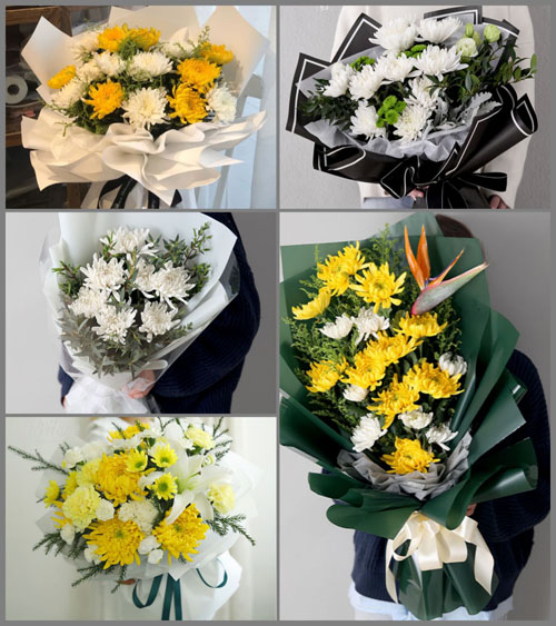 安徽安庆市岳西县来榜镇白事花束代送